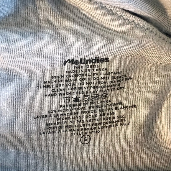 MeUndies Black and White Bralette Intimates & Sleepwear New SZ M - Picture 5 of 5